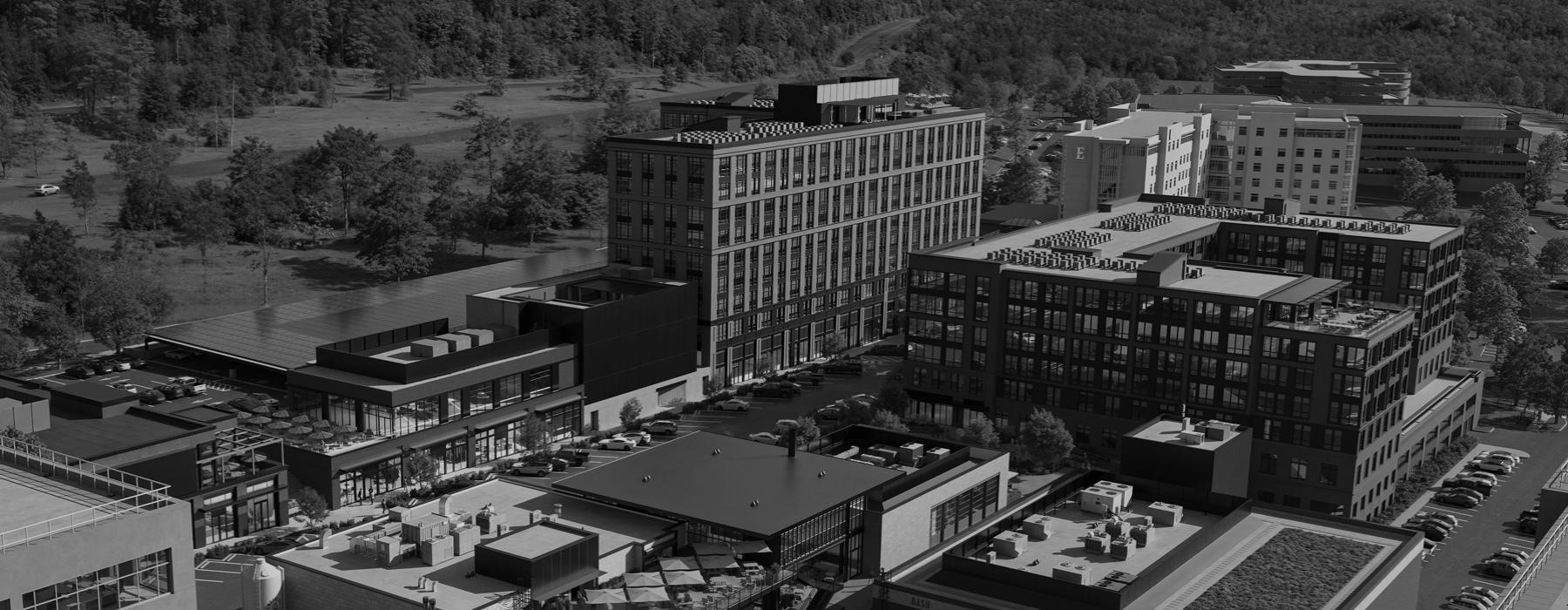 a large building with many windows