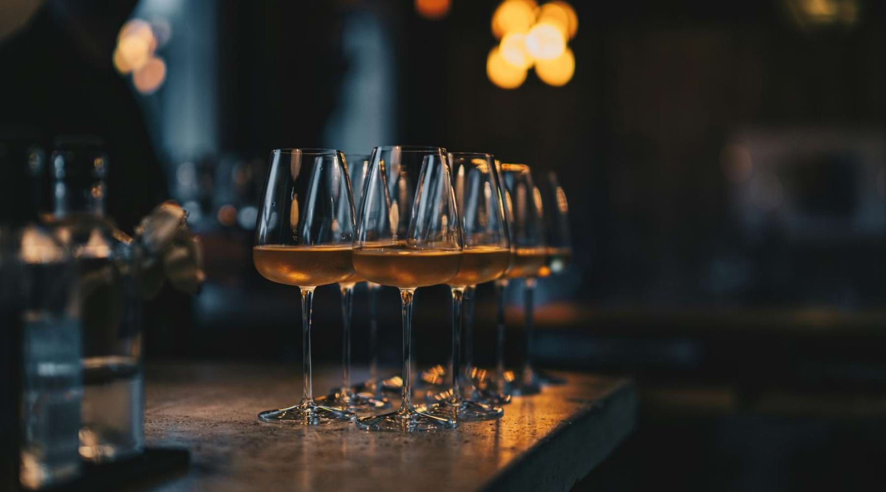 a few glasses of wine
